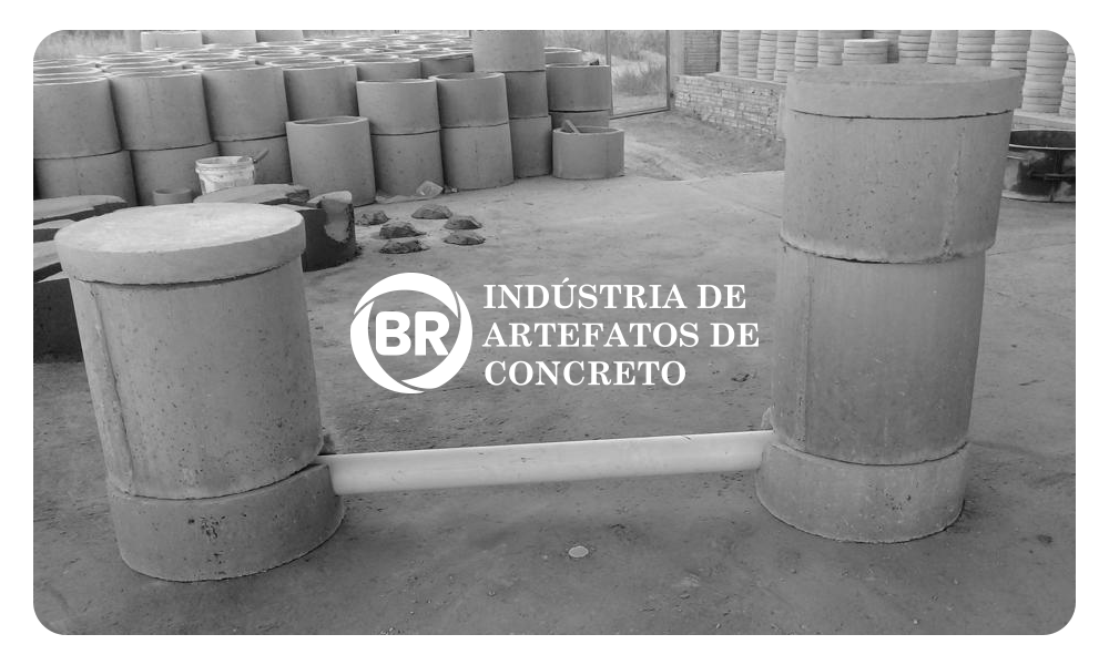Manilha de Concreto Armado p/ Fossa e Poço
